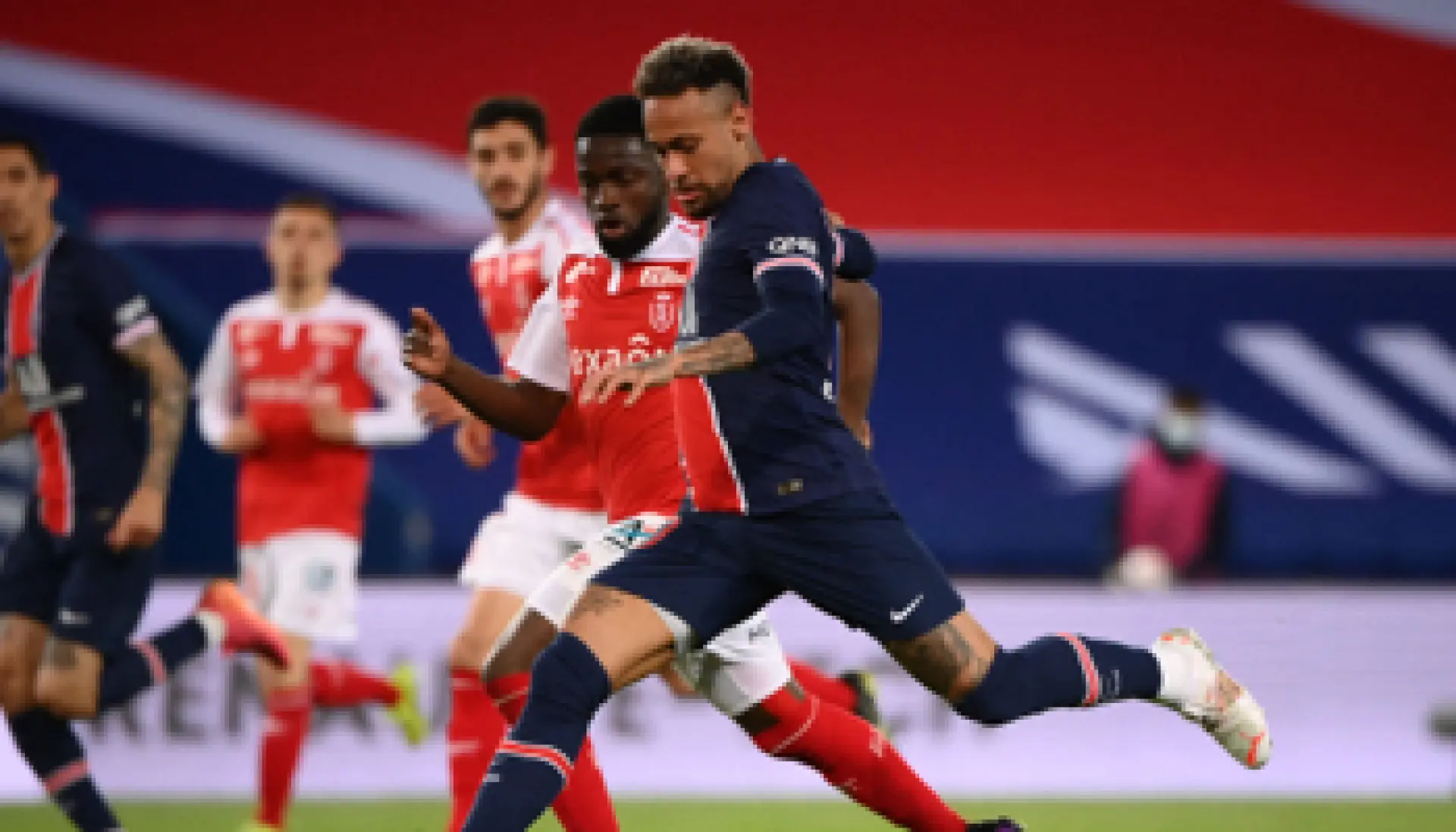 Reims-PSG : Kylian Mbappé n'est pas content ? Doublé - Ligue 1 - J4 - Reims- PSG (0-2) - 29 Août 2021 - SO