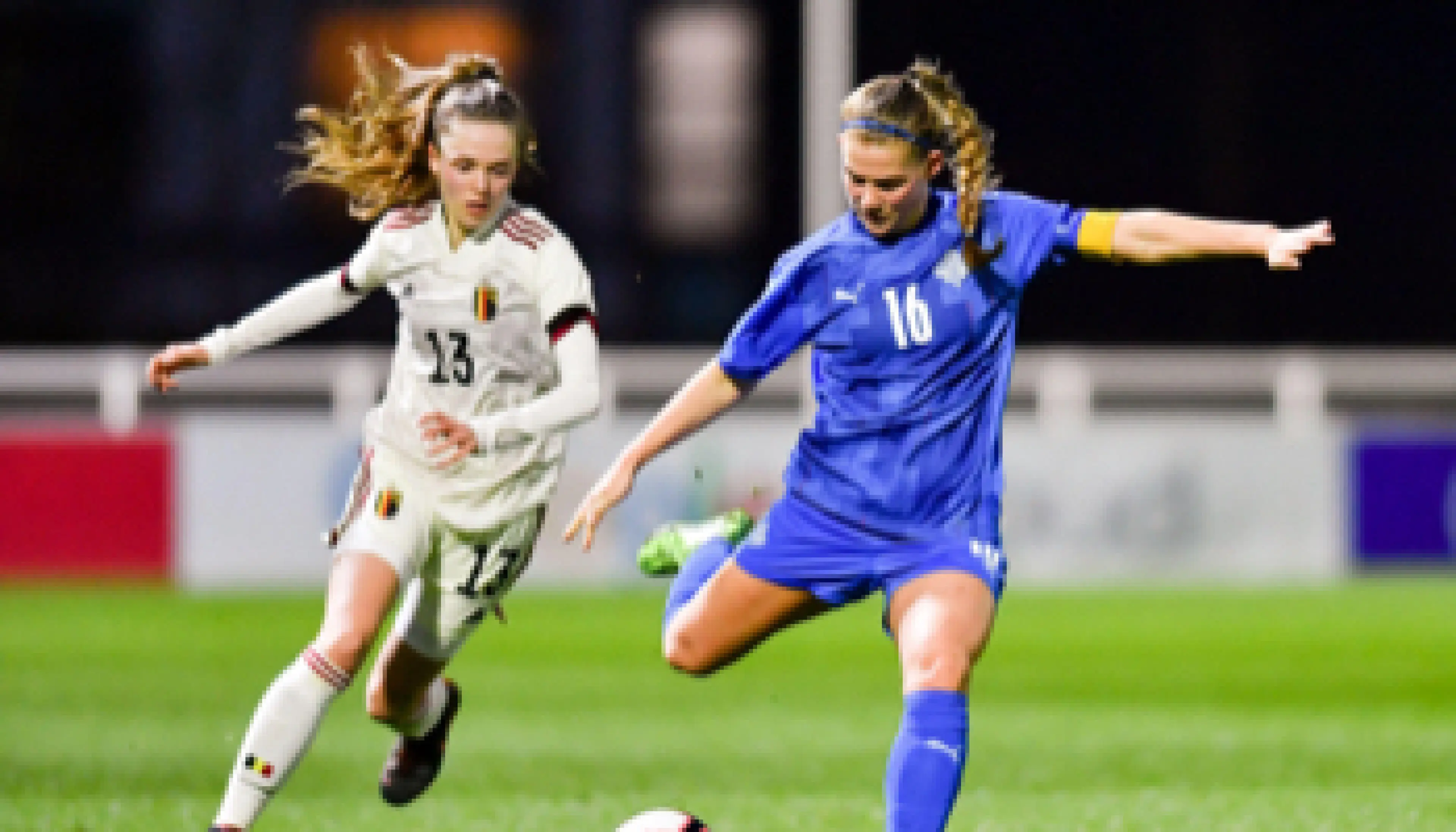 Belgique vs Islande , paris sur le football féminin