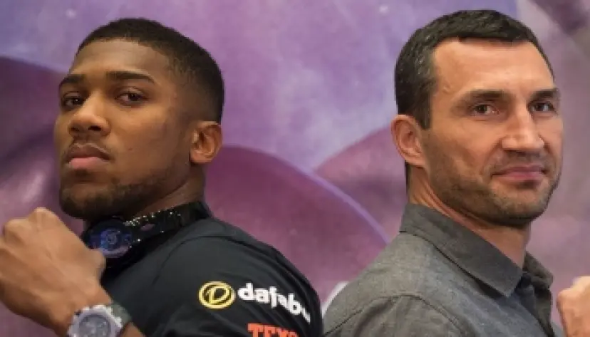 Anthony Joshua et Wladimir Klitschko