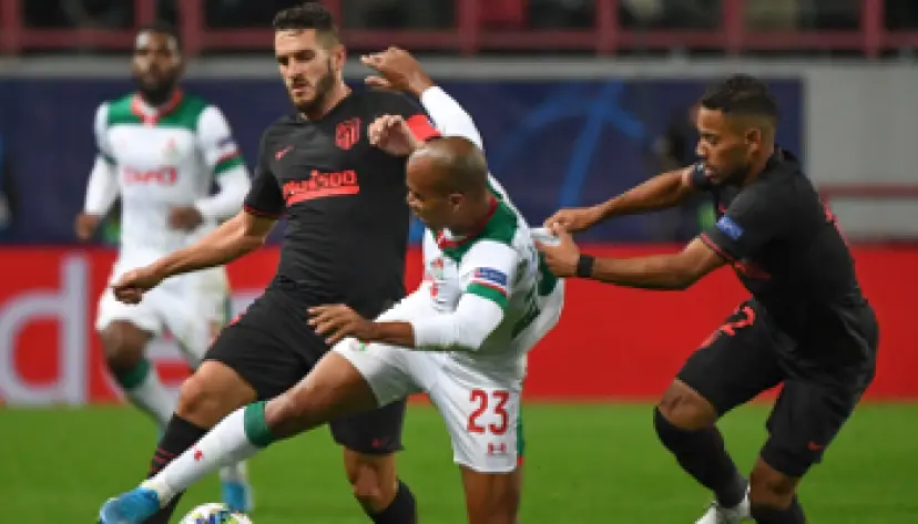 Lokomotiv Moskou - Atlético Madrid (CL matches)