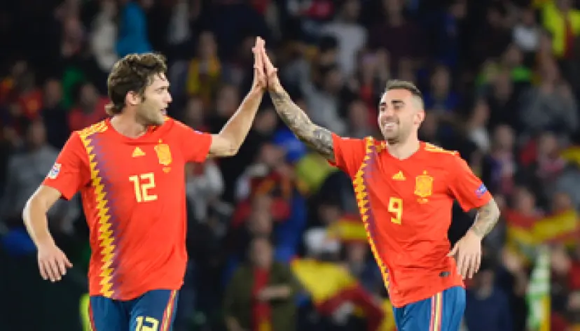 Spanje - Noorwegen (Kwalificatie Europees Kampioenschap)